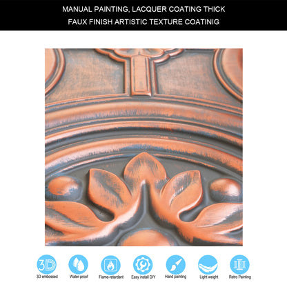 10tiles/lot Artistic Ceiling Tiles for Book Cafés, Literary Shops and Cultural Retail Spaces PL50