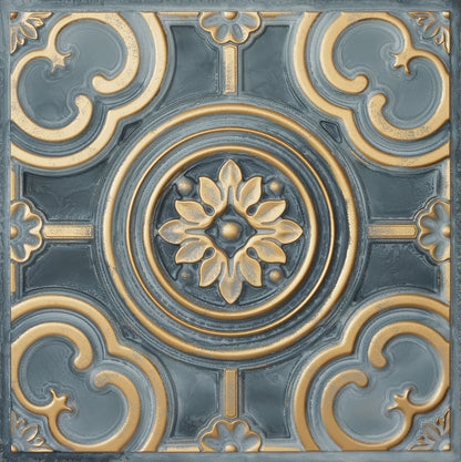 PAINTSDECOR PL50 Smoked gold ceiling tiles