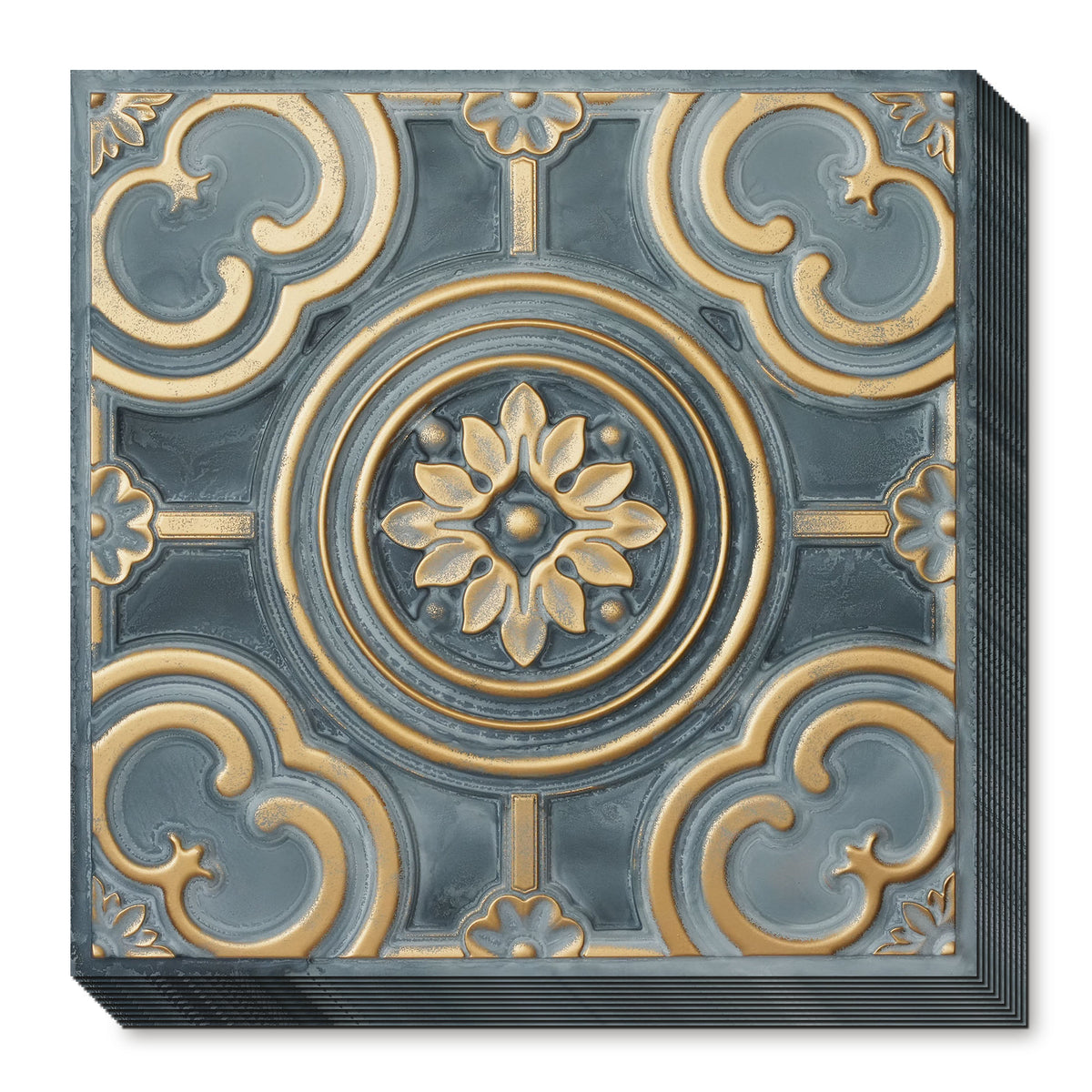 PAINTSDECOR PL50 Smoked gold ceiling tiles