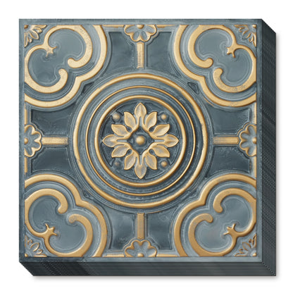 PAINTSDECOR PL50 Smoked gold ceiling tiles