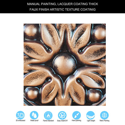 10tiles/lot 3D Faux Metal Ceiling Tiles for Stylish Bars, Clubs and Trendy Restaurants PL50