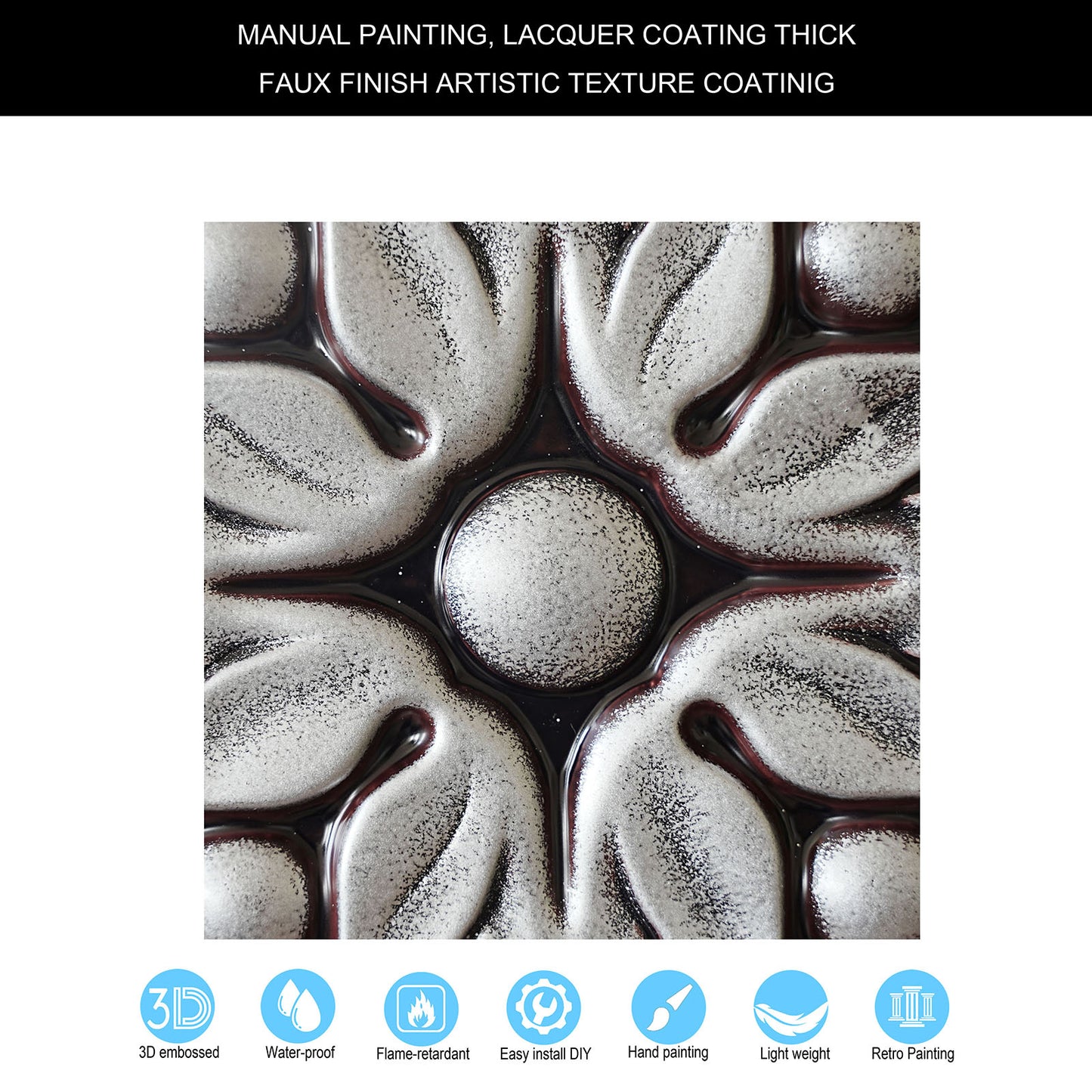 10tiles/lot 3D Faux Metal Ceiling Tiles for Stylish Bars, Clubs and Trendy Restaurants PL50