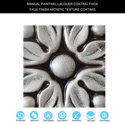 10tiles/lot 3D Faux Metal Ceiling Tiles for Stylish Bars, Clubs and Trendy Restaurants PL50