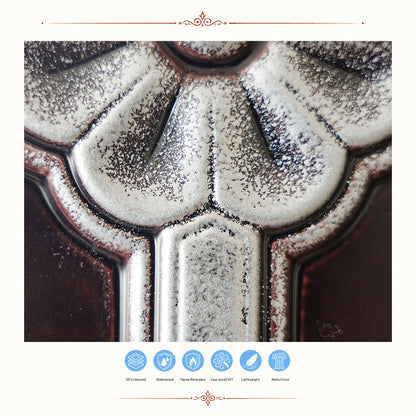 PAINTSDECOR PL50 Traditional silver ceiling tiles