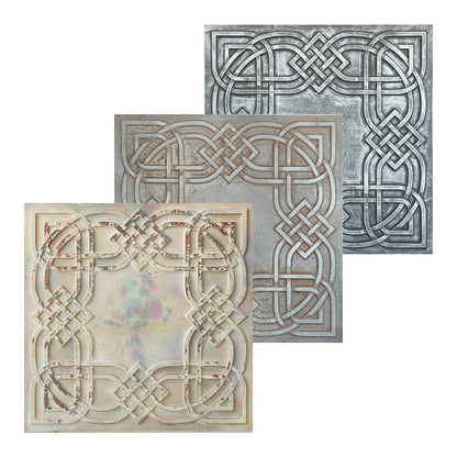 10tiles/lot Decorative Tin Ceiling Tiles for Upscale Restaurants, Coffee Shops and Boutique Hotels PL61