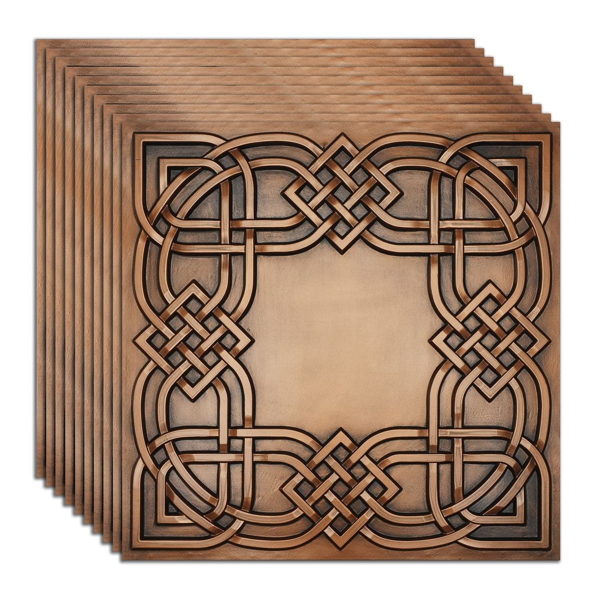 PAINTSDECOR PL61 Aged copper ceiling tiles