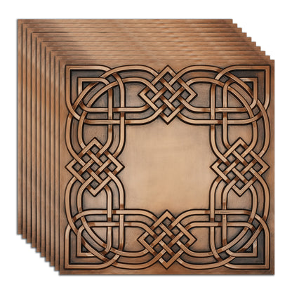 PAINTSDECOR PL61 Aged copper ceiling tiles