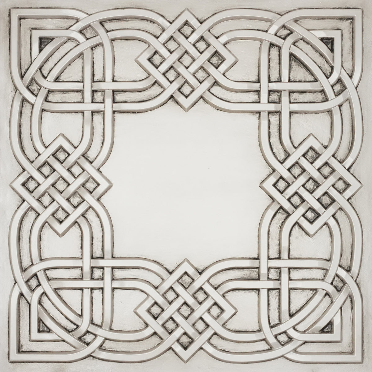 PAINTSDECOR PL61 Aged white ceiling tiles