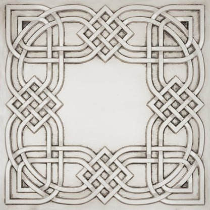 PAINTSDECOR PL61 Aged white ceiling tiles