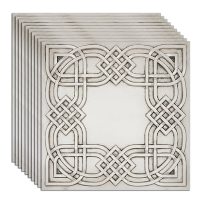 PAINTSDECOR PL61 Aged white ceiling tiles