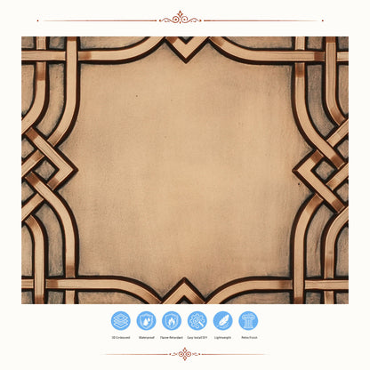 PAINTSDECOR PL61 Aged copper ceiling tiles