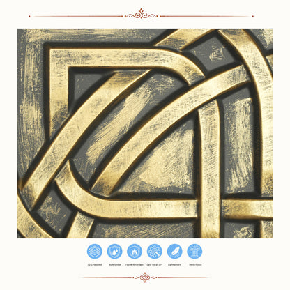 PAINTSDECOR PL61 Ancient gold ceiling tiles