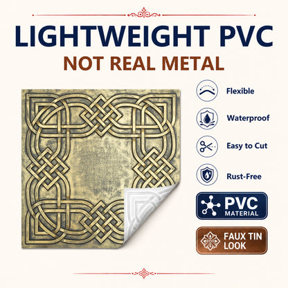 PAINTSDECOR PL61 Ancient gold ceiling tiles