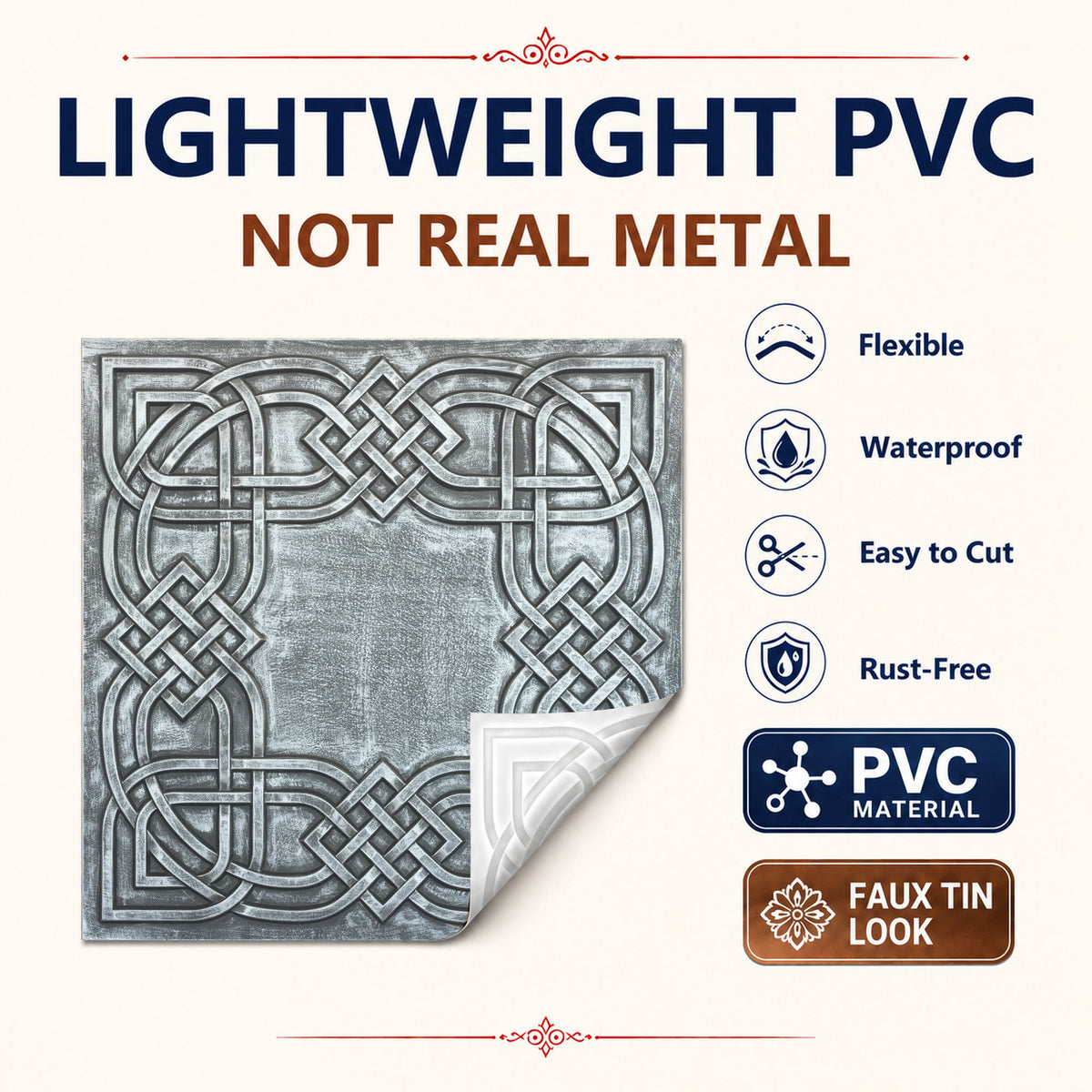 PAINTSDECOR PL61 Antique tin ceiling tiles