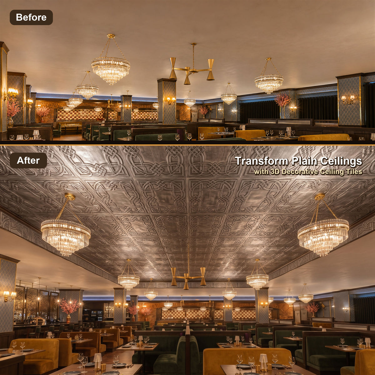 PAINTSDECOR PL61 Antique tin ceiling tiles