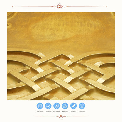 PAINTSDECOR PL61 Golden ceiling tiles