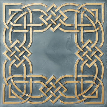 PAINTSDECOR PL61 Smoked gold ceiling tiles