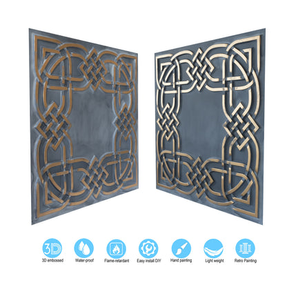 10tiles/lot Glue-Up Ceiling Tiles for Kitchen Renovations, Coffee Shops and Light-Luxury Spaces PL61