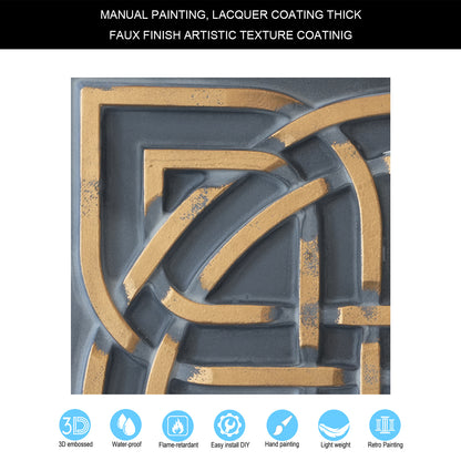 10tiles/lot Glue-Up Ceiling Tiles for Kitchen Renovations, Coffee Shops and Light-Luxury Spaces PL61