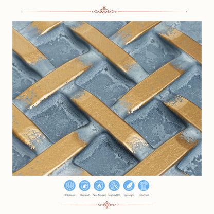 PAINTSDECOR PL61 Smoked gold ceiling tiles