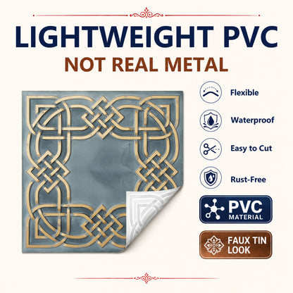 PAINTSDECOR PL61 Smoked gold ceiling tiles