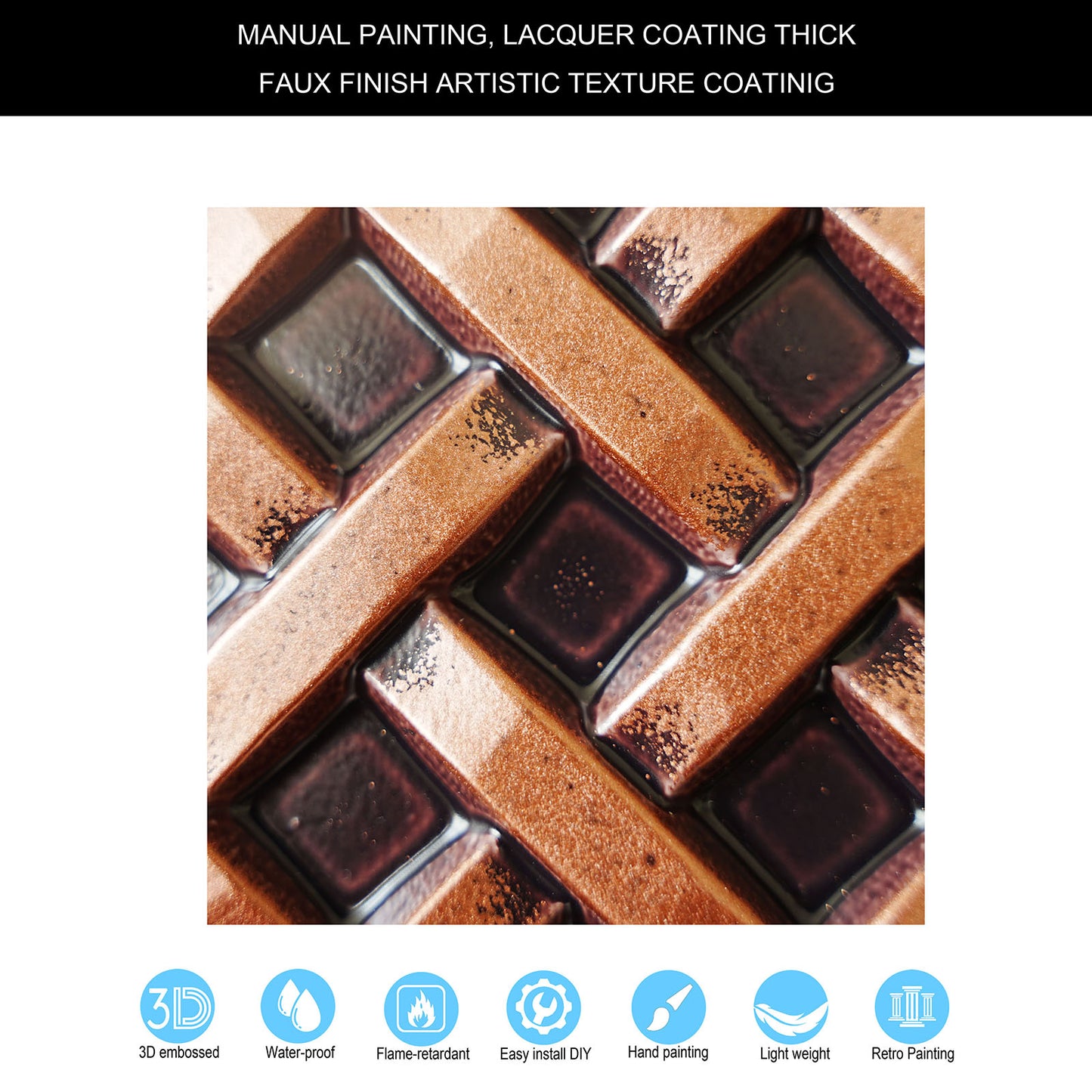 10tiles/lot Decorative Ceiling Tiles for Luxury Hotels, Villas, Salons and High-End Interiors PL61