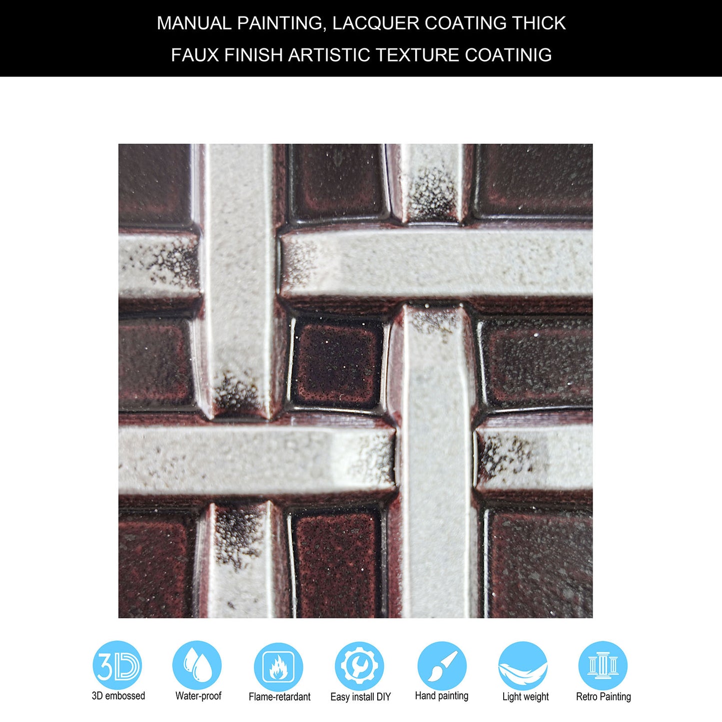 10tiles/lot Decorative Ceiling Tiles for Luxury Hotels, Villas, Salons and High-End Interiors PL61