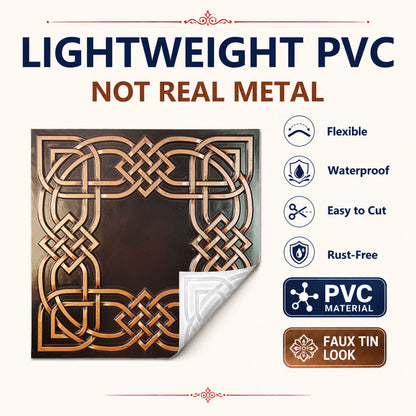 PAINTSDECOR PL61 Traditional copper ceiling tiles