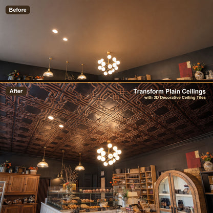 PAINTSDECOR PL61 Traditional copper ceiling tiles