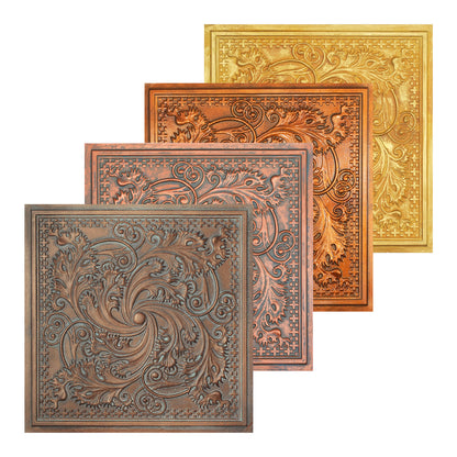 10tiles/lot Tin Ceiling Tiles for Book Cafés, Literary Stores and Creative Cultural Spaces PL62