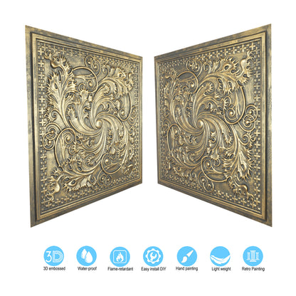 10tiles/lot Drop-In Tin Ceiling Tiles for Restaurants, Bars, Meeting Rooms and Retail Spaces PL62