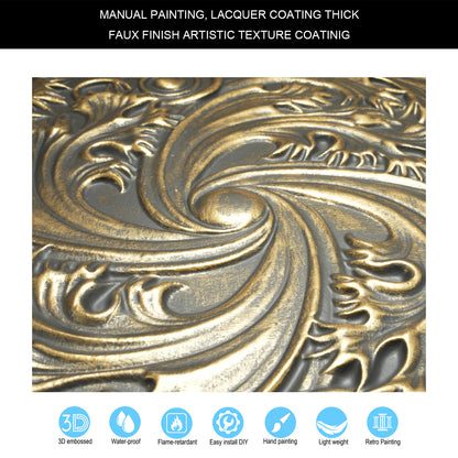 10tiles/lot Drop-In Tin Ceiling Tiles for Restaurants, Bars, Meeting Rooms and Retail Spaces PL62