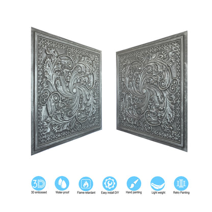 10tiles/lot Embossing Ceiling Tiles for Boutique Restaurants, Premium Lounges and Luxury Hotels PL62