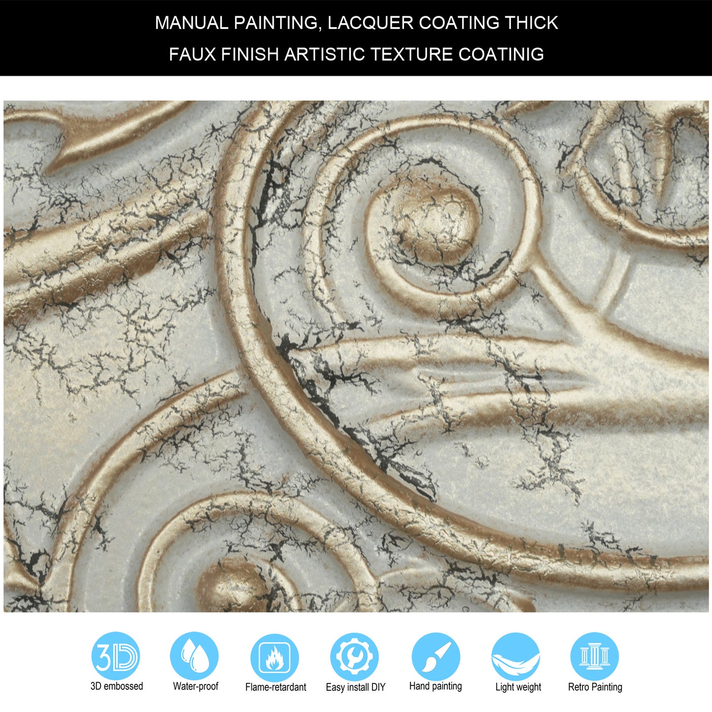 10tiles/lot Distressed Faux Tin Ceiling Tiles for Industrial Cafés, Craft Workshops and Retro Interiors PL62