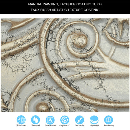 10tiles/lot Distressed Faux Tin Ceiling Tiles for Industrial Cafés, Craft Workshops and Retro Interiors PL62