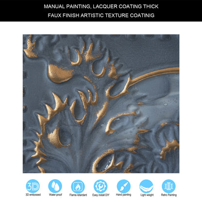 10tiles/lot Drop-In Tin Ceiling Tiles for Restaurants, Bars, Meeting Rooms and Retail Spaces PL62