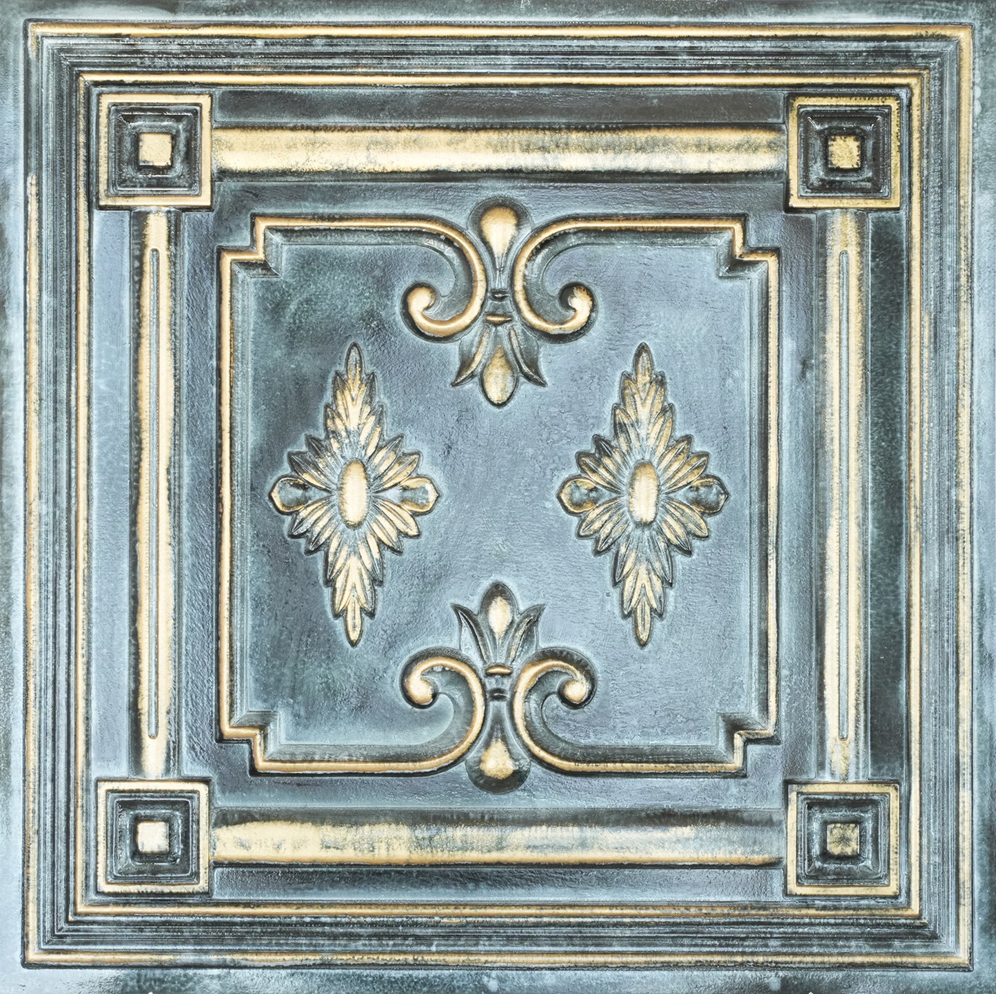 10tiles/lot Drop-In Decorative Tin Tiles for Hotels, Villas and Modern Office Buildings PL63