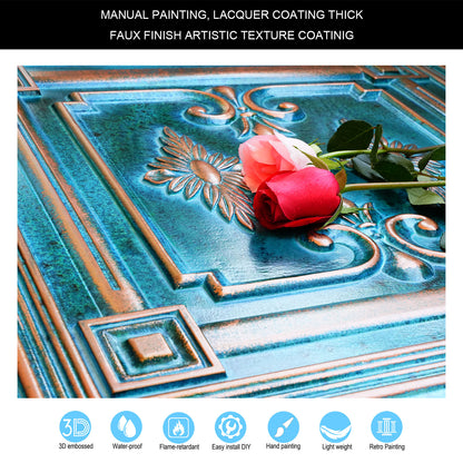 10tiles/lot Drop-In Decorative Tin Tiles for Hotels, Villas and Modern Office Buildings PL63