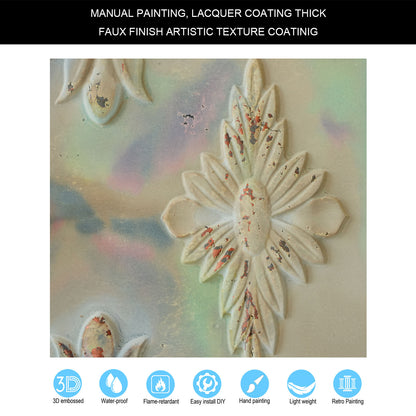 10tiles/lot Vintage Ceiling Panels for Book Bars, Art Cafés and Boutique Retail Shops PL63