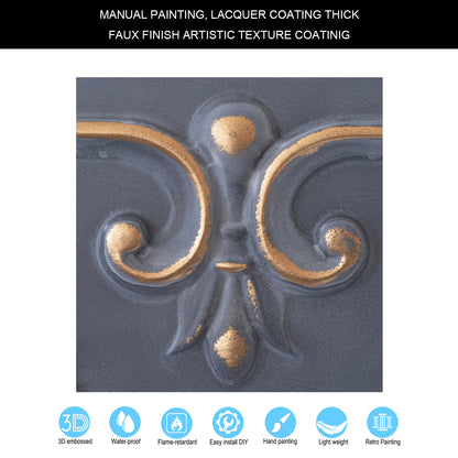 10tiles/lot Drop-In Decorative Tin Tiles for Hotels, Villas and Modern Office Buildings PL63