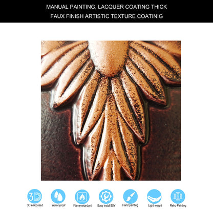 10tiles/lot 3D Faux Metal Ceiling Tiles for Stylish Bars, Clubs and Trendy Restaurants PL63