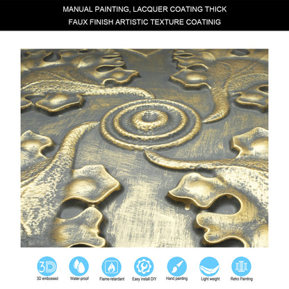 10tiles/lot 3D Faux Metal Ceiling Tiles for Stylish Bars, Clubs and Trendy Restaurants PL64