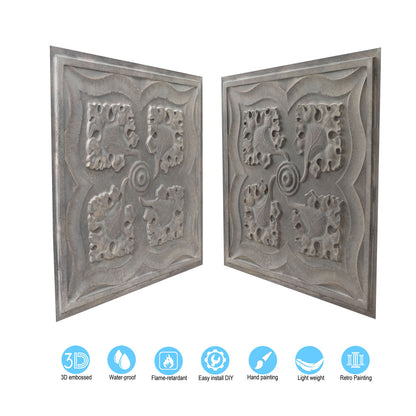 10tiles/lot PVC Ceiling Tiles for Kitchens, Bedrooms, Offices and Modern Commercial Interiors PL64