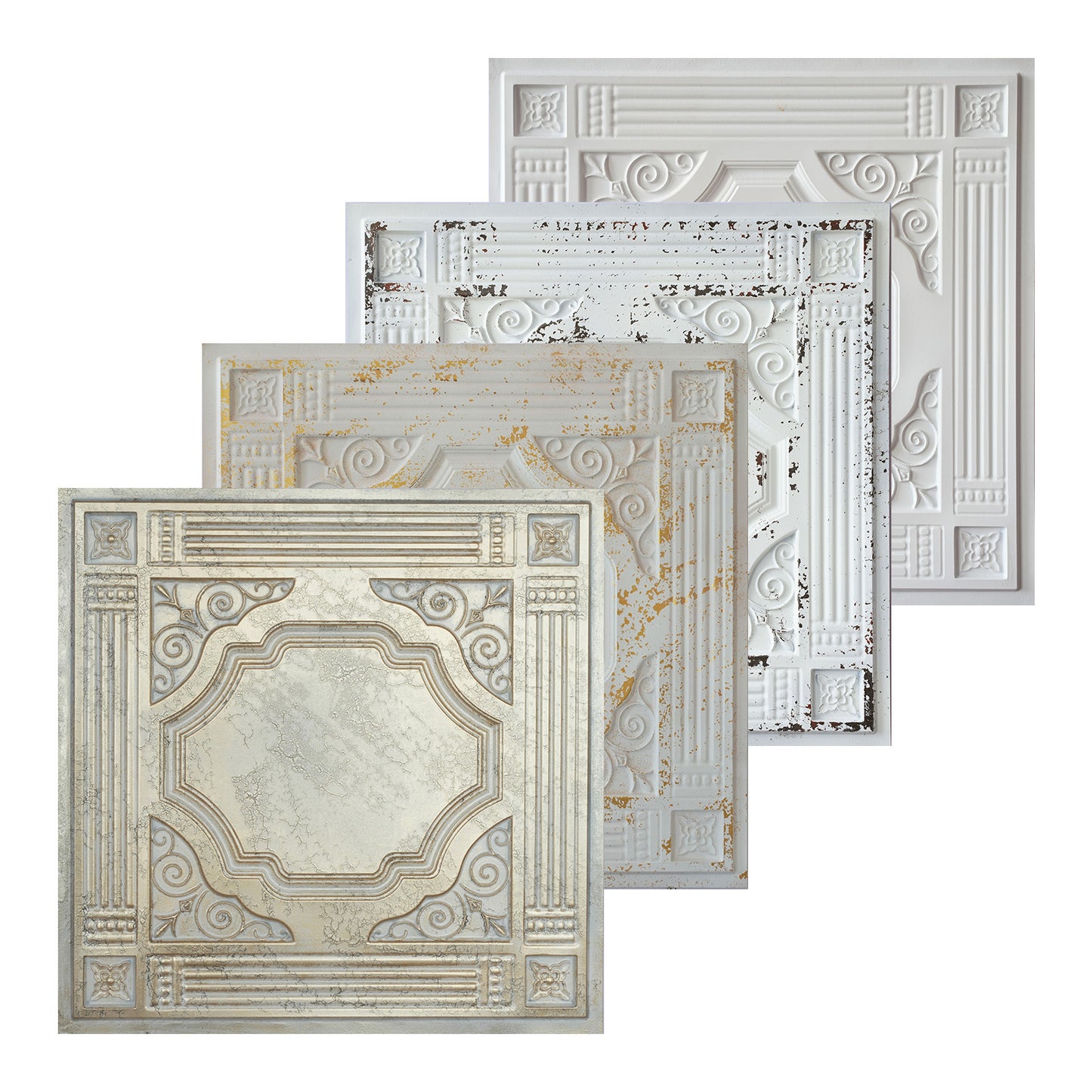 10tiles/lot 3D Ceiling Tiles for Modern Bedrooms, Kitchens, Cafés and Creative Interior Spaces PL65