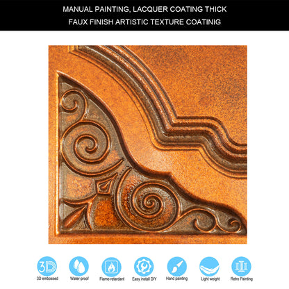 10tiles/lot Embossed Ceiling Tiles for Elegant Restaurants, Coffee Shops and Contemporary Bedrooms PL65