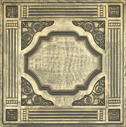 10tiles/lot Faux Tin Embossed Tiles for Luxury Apartments, Villas and Modern Home Interiors PL65