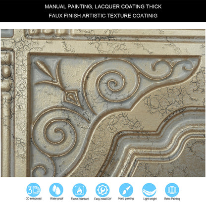 10tiles/lot 3D Ceiling Tiles for Modern Bedrooms, Kitchens, Cafés and Creative Interior Spaces PL65