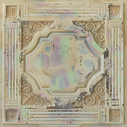 10tiles/lot Faux Tin Embossed Tiles for Luxury Apartments, Villas and Modern Home Interiors PL65