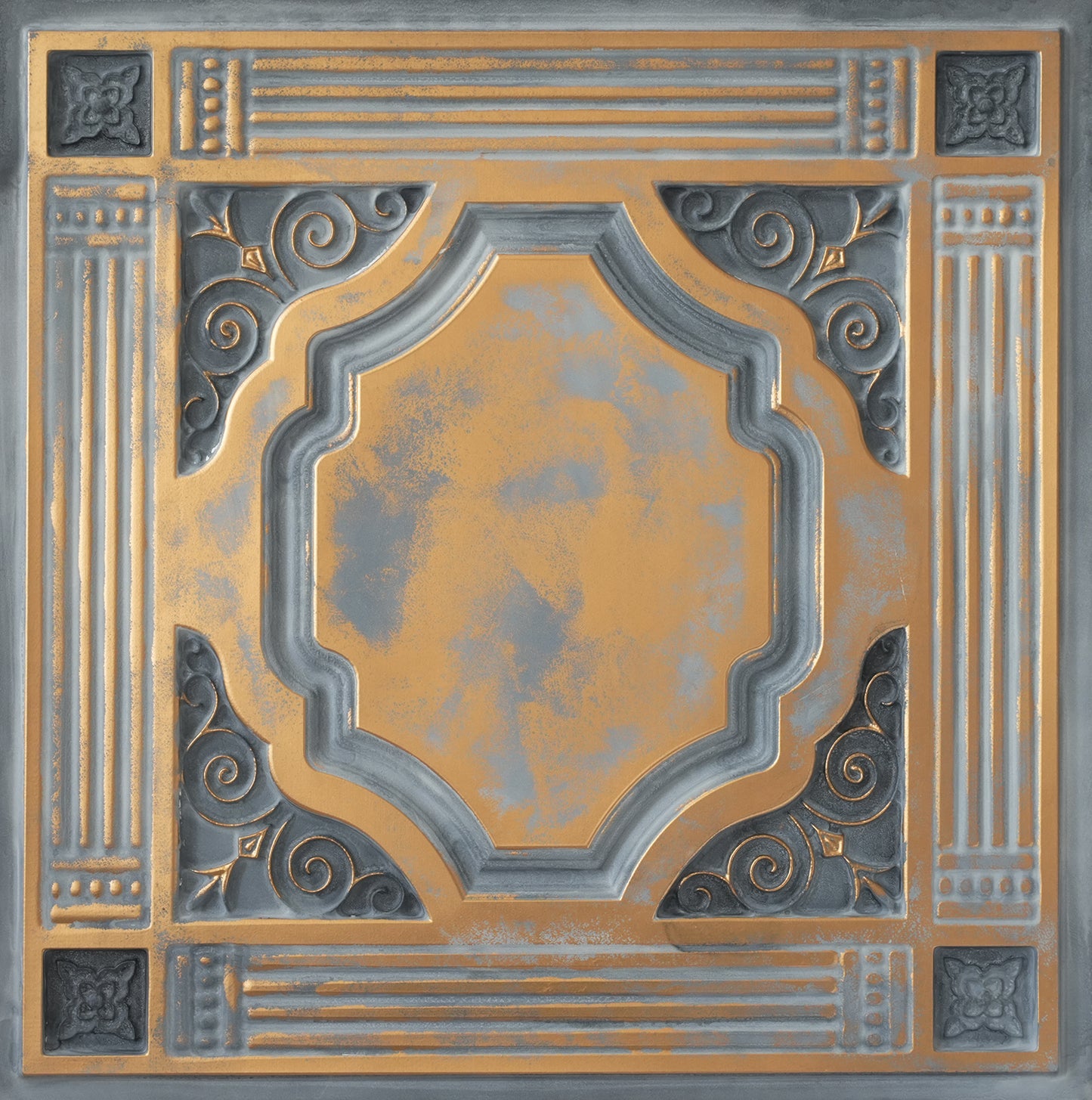 10tiles/lot Faux Tin Embossed Tiles for Luxury Apartments, Villas and Modern Home Interiors PL65