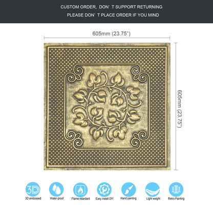 10tiles/lot 3D Decorative Ceiling Tiles for Trendy Restaurants, Bars and Creative Cafés PL66